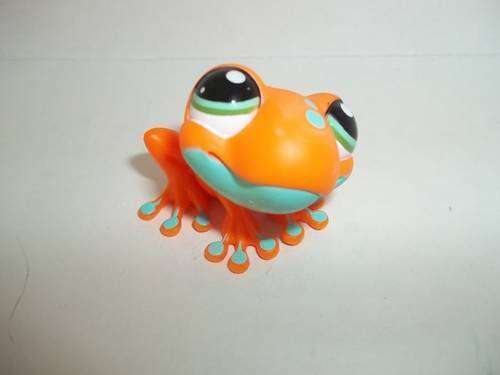 Littlest pet shop,  Orange Tree Frog 1570