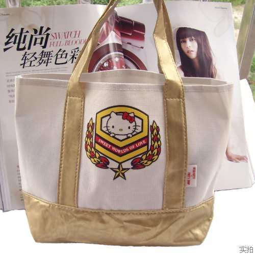 Reusable Shopping bag / Lunchbag , Hello Kitty