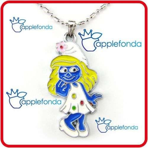 Smurfette Necklace