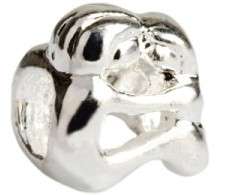 Bead "Love / Hug " in 925 Silver Plated