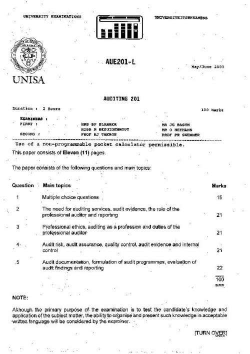 AUE 201-L