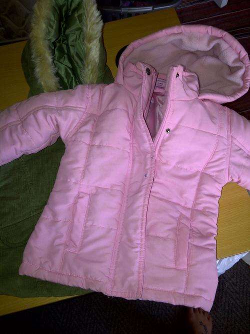 2 very warm winter jackets 2 to 3 years - excellent condition