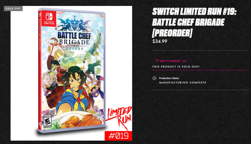 Nintendo Switch - Battle Chef Brigade - Limited Run Games #19