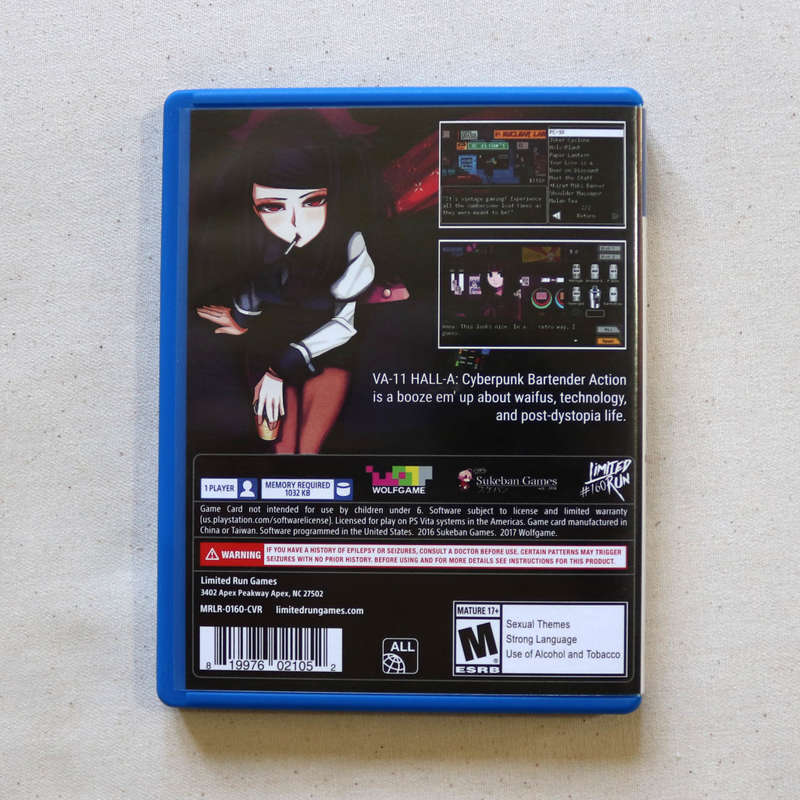 PlayStation Vita - VA-11 HALL-A: Cyberpunk Bartender Action - Limited Run Games #53