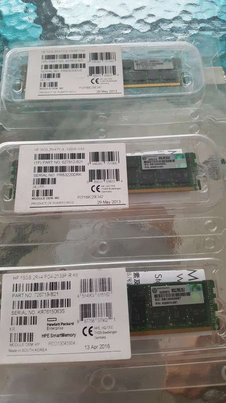 HP 16GB 2RX4 PC4-2133P R MEMORY KIT