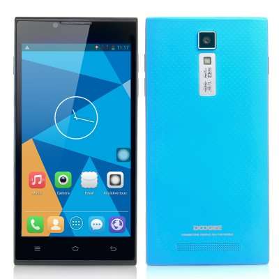 DOOGEE DG2014 Quad Core Smartphone - MTK6582 1,3GHz CPU, 5 Inch IPS OGS 1280x720 Display (Blue)
