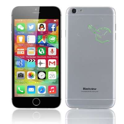 Blackview Ultra A6 Android 4.4 Phone - MTK6582 Quad Core CPU, Back Touch (Grey)