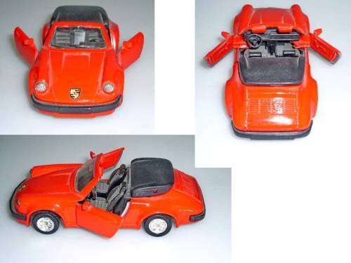 M.C.TOY PORSCHE CABRIO 911 SC SCALE 1/36
