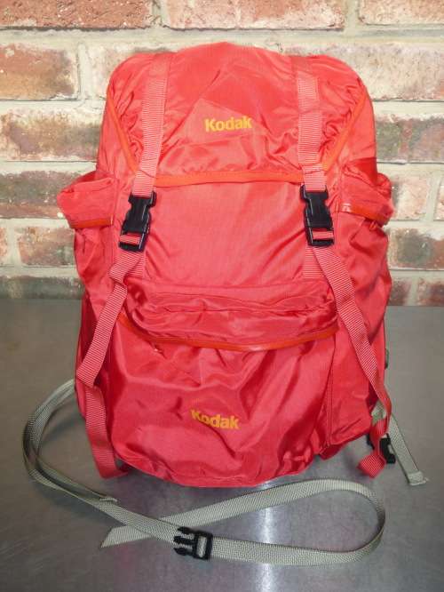KODAK BACK PACK RED , COLLECTORS ITEM