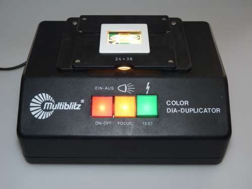 Multiblitz Color SLIDE-Duplicator. Made in W.Germany