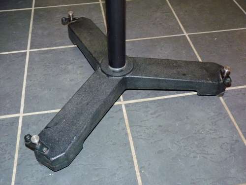 MULTIBLITZ PROFESSIONAL PHOTO STUDIO TRIPOD ( ON ROLLS ) INCL. MONO BALL HEAD (SCHIANSKY / Germany)