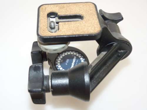 Manfrotto 056 3-Wege-Kopf Junior Camera Head To 3KG Cameras 1/4 ` Tripod Head  LOT 2