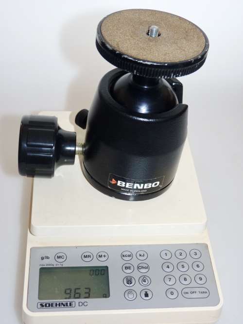 Large Benbo Mono Ball Camera Head 1/4 `Tripod Head - Professional, UK , strong, for Studio Tripods,