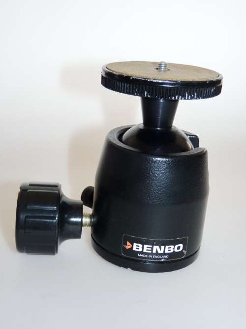 Large Benbo Mono Ball Camera Head 1/4 `Tripod Head - Professional, UK , strong, for Studio Tripods,