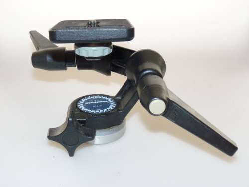 MANFROTTO 115 3-WAY PHOTO CAMERA HEAD 1/4 ` Tripod Head