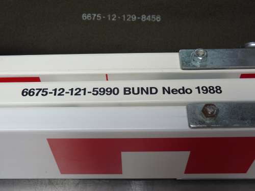 Construction measuring stick/staff , Bundeswehr Deutschland, Bund 6675-12-129-8456  1988,BW, Germany