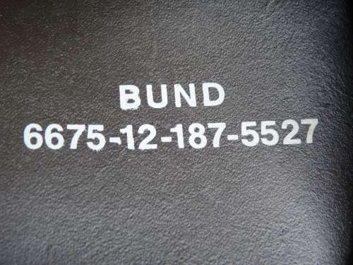 Construction measuring stick/staff , Bundeswehr Deutschland, Bund 6675-12-129-8456  1988,BW, Germany