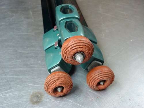 LINHOF ALUMINIUM TRIPOD green with LINHOF Head (2-way) incl. Original LINHOF Case -  collectors item