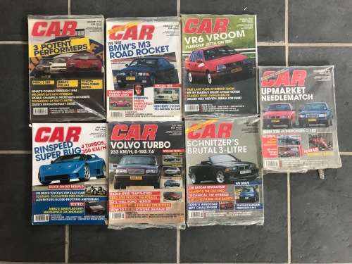 7 X CAR MAGAZINE FROM 1994