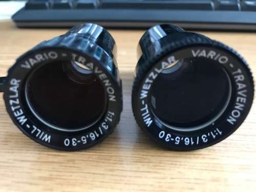 Projector Lens Will Wetzlar Vario Travenon 1,3/16,5-30 mm Super 8 W13