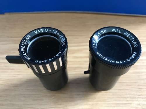 Projector Lens Will Wetzlar Vario Travenon 1,3/16,5-30 mm Super 8 W13
