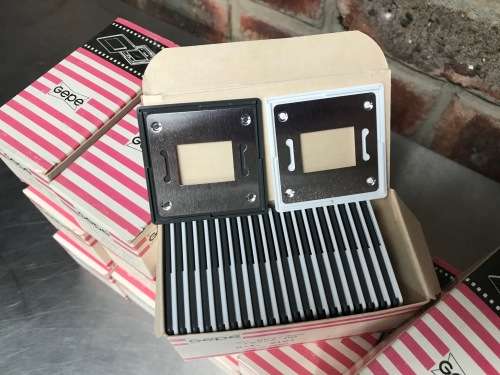 1 LOT OF 14 X GEPE #2101(20) GLASS SLIDES FOR 18X24 ANTI-NEWTON - never used