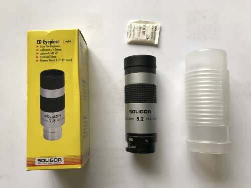 SOLIGOR ED 5.2   EYEPIECE FOR TELESCOPE
