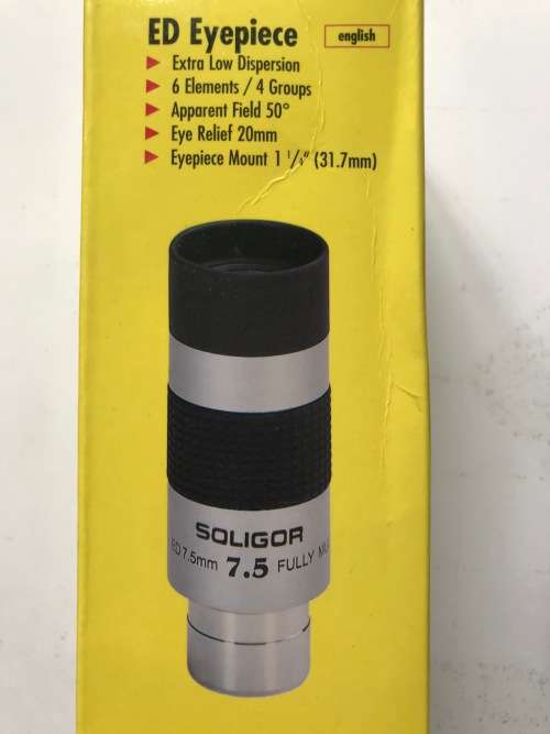 SOLIGOR ED 5.2   EYEPIECE FOR TELESCOPE