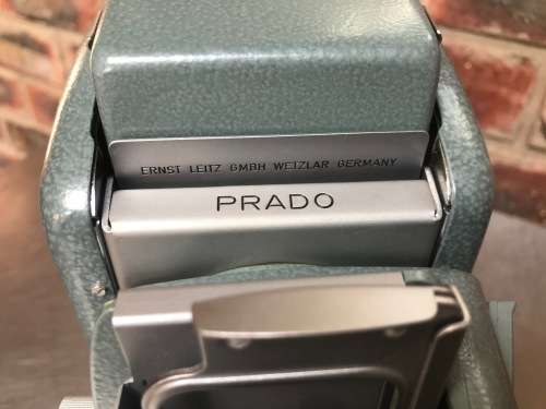 LEITZ PRADO 66 SLIDE PROJECTOR 250W with 2 LENSES FOR SLIDES 36MM AND 6X6 COLLECTORS ITEM