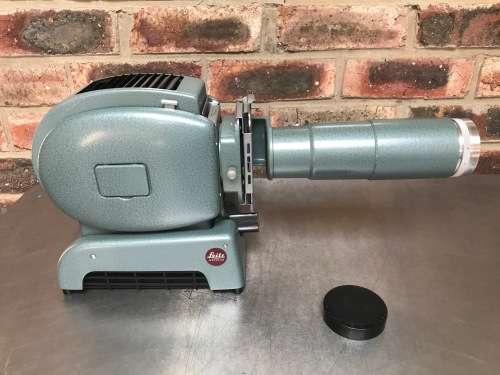 LEITZ PRADO 66 SLIDE PROJECTOR 250W with 2 LENSES FOR SLIDES 36MM AND 6X6 COLLECTORS ITEM