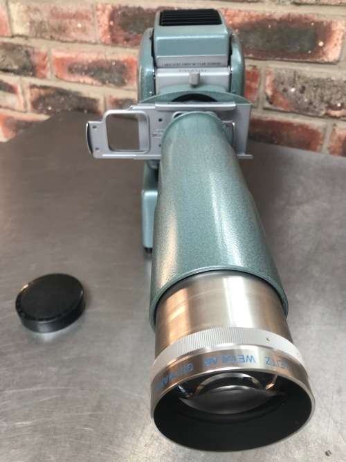 LEITZ PRADO 66 SLIDE PROJECTOR 250W with 2 LENSES FOR SLIDES 36MM AND 6X6 COLLECTORS ITEM