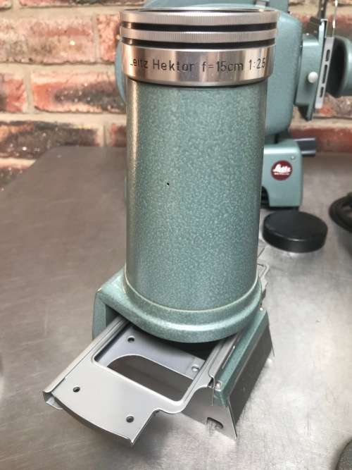 LEITZ PRADO 66 SLIDE PROJECTOR 250W with 2 LENSES FOR SLIDES 36MM AND 6X6 COLLECTORS ITEM