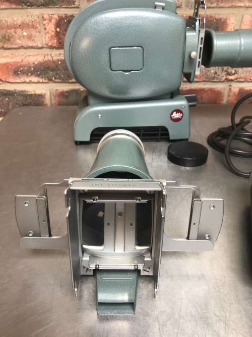 LEITZ PRADO 66 SLIDE PROJECTOR 250W with 2 LENSES FOR SLIDES 36MM AND 6X6 COLLECTORS ITEM