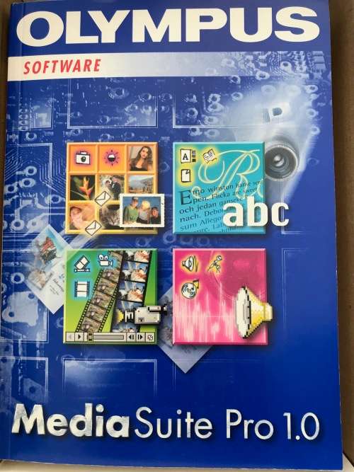 Olympus Media Suite Pro 1.0 Big Box Windows 95 98 complete Vintage Software