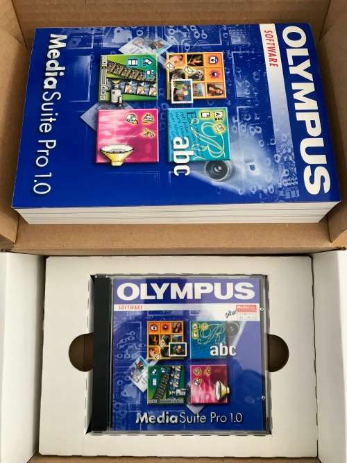 Olympus Media Suite Pro 1.0 Big Box Windows 95 98 complete Vintage Software