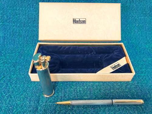 HADSON PEN LIGHTER SET - VINTAGE COLLECTORS ITEM