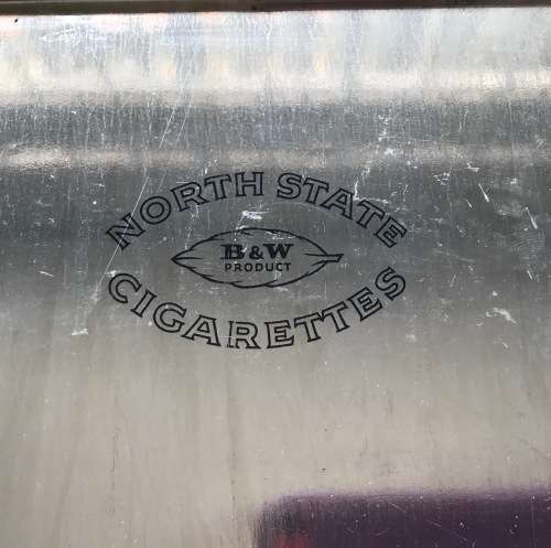 North State Cigarettes 50 Cigarettes Metal Box, vintage, collectors item