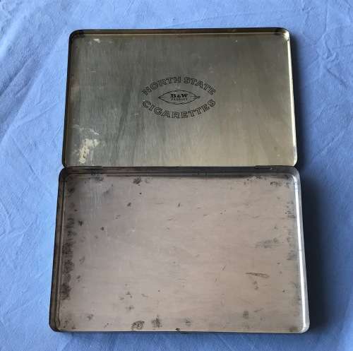 North State Cigarettes 50 Cigarettes Metal Box, vintage, collectors item