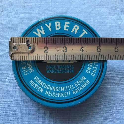 Wybert , Round Metal Box, vintage, collectors item, old, Germany,World War II