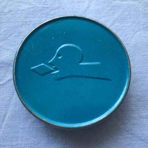 Wybert , Round Metal Box, vintage, collectors item, old, Germany,World War II