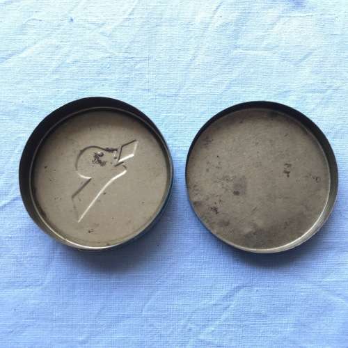 Wybert , Round Metal Box, vintage, collectors item, old, Germany,World War II