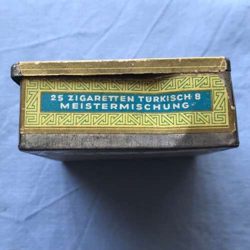 Tuerkisch 8, Türkisch 8, 25 zigaretten, 25 Cigarettes, Metal Box, vintage, collectors item, Germany