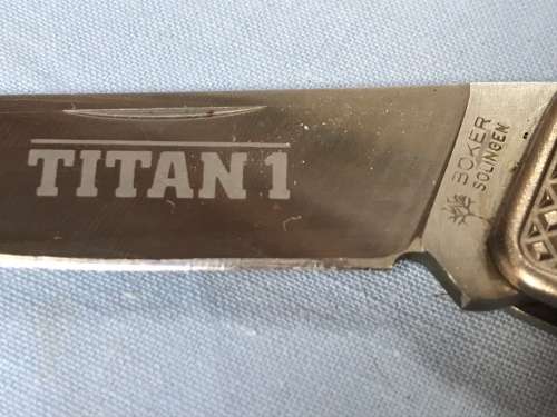 Boker Titan 1,Folding Knife, MADE IN GERMANY SOLINGEN COLLECTORS ITEM