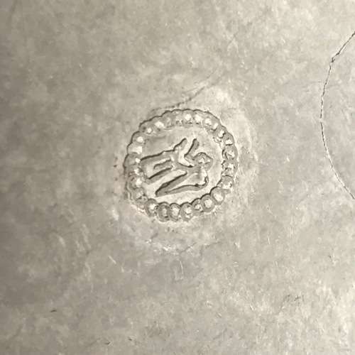 Small plate pewter , Mäuseturm Bingen, Germany, collection item