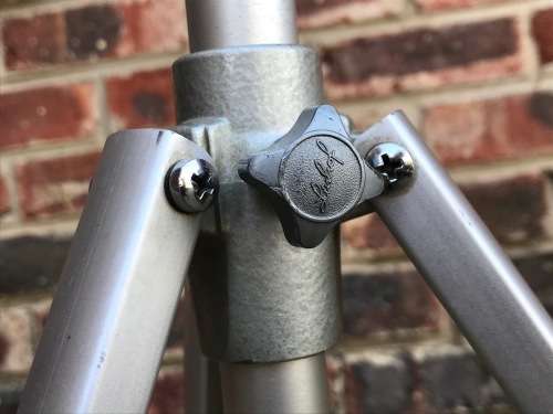 LINHOF TRIPOD ALUMINIUM WITH HEAD made in West Germany , collectors item