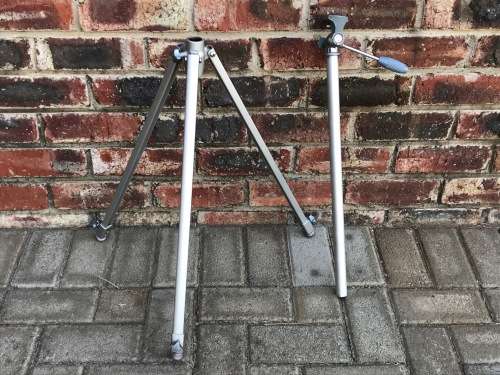 LINHOF TRIPOD ALUMINIUM WITH HEAD made in West Germany , collectors item