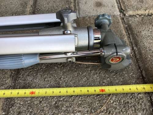 LINHOF TRIPOD ALUMINIUM WITH HEAD made in West Germany , collectors item