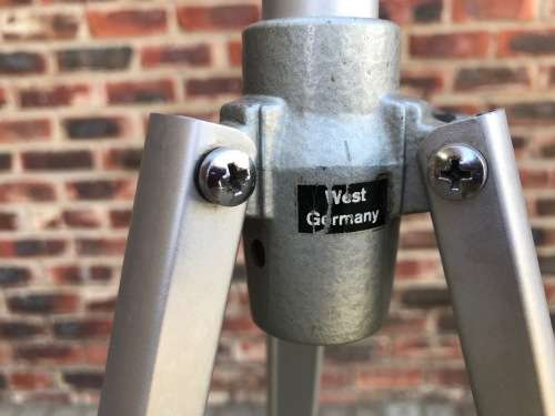 LINHOF TRIPOD ALUMINIUM WITH HEAD made in West Germany , collectors item