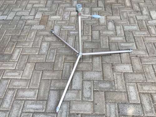 LINHOF TRIPOD ALUMINIUM WITH HEAD made in West Germany , collectors item