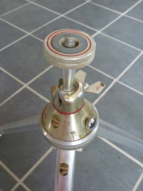 LINHOF TRIPOD ALUMINIUM WITH LINHOF HEAD, made in West Germany , collectors item, vintage